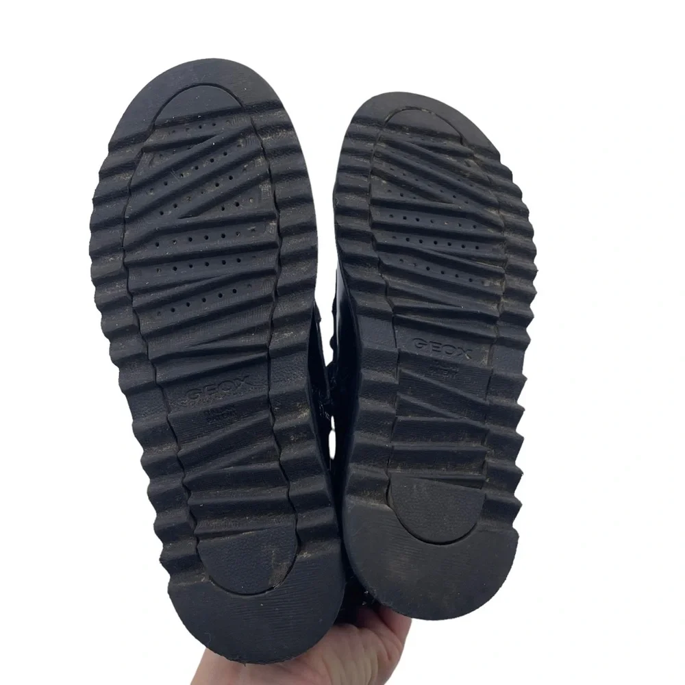 Geox Respira Gillyjaw Girls Dark Navy Combat‎ Boots in Size 34 / 3